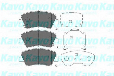 KAVO PARTS kbp3030 -  Комплект тормозных колодок, дисковый тормоз